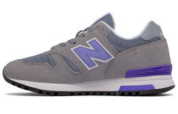 New Balance: Серые кроссовки 
