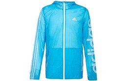Adidas: Синяя куртка 