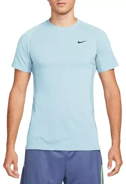 Nike: Голубая рубашка  Dri FIT
