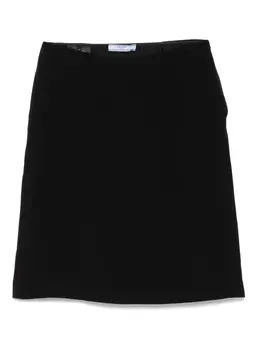 Prada Pre-Owned: Чёрная юбка 