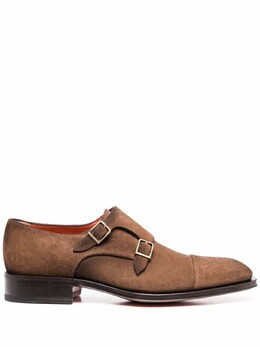 Santoni: Коричневые туфли 
