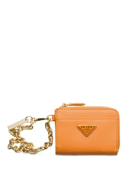 Prada: Оранжевый кошелёк 