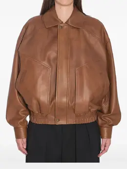 Saint Laurent: Кожаная куртка 