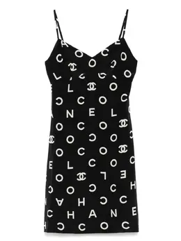 CHANEL Pre-Owned: Чёрное платье 