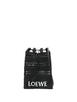 LOEWE: Чёрная сумка 