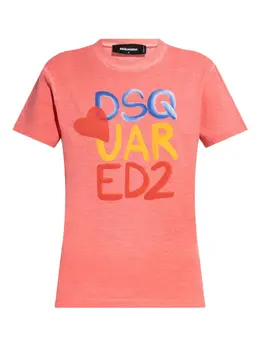 DSQUARED2: Хлопковая футболка 
