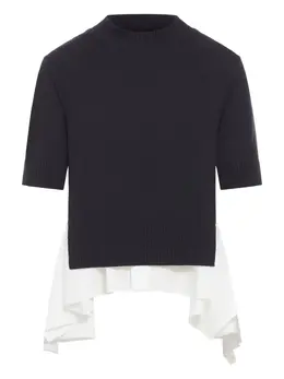 sacai: Трикотажный топ 