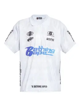 A BATHING APE®: Белое поло 