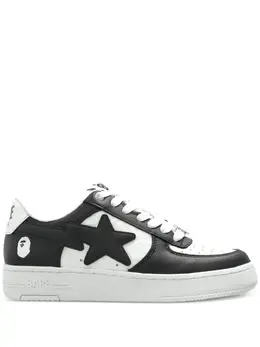 A BATHING APE®: Чёрные кроссовки 