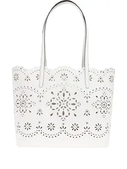Kate Spade: Белая сумка-шоппер 