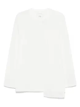 Y-3: Белая футболка 