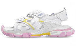 Balenciaga: Белые сандалии  Track 2
