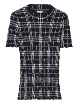 Burberry: Трикотажный топ 