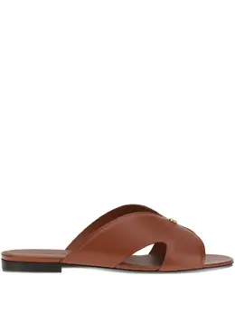 Loro Piana: Коричневые сандалии 