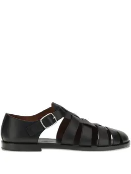 Loro Piana: Чёрные сандалии 