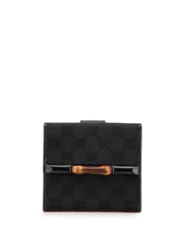 Gucci Pre-Owned: Чёрный кошелёк 