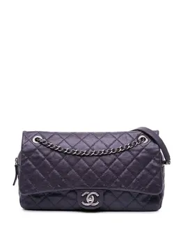 CHANEL Pre-Owned: Фиолетовая сумка 