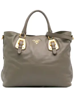 Prada Pre-Owned: Серая сумка 