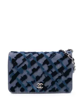 CHANEL Pre-Owned: Голубой кошелёк 