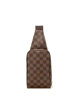 Louis Vuitton Pre-Owned: Коричневая сумка через плечо 