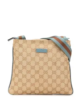 Gucci Pre-Owned: Коричневая сумка через плечо 