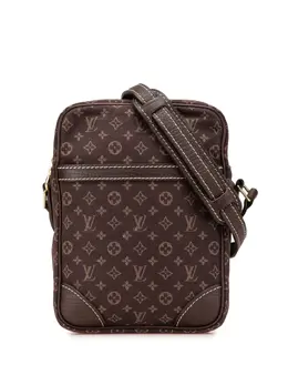 Louis Vuitton Pre-Owned: Коричневая сумка через плечо 