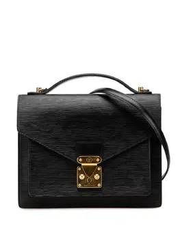 Louis Vuitton Pre-Owned: Чёрная сумка 