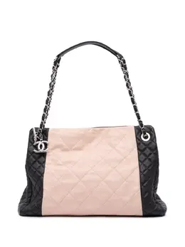 CHANEL Pre-Owned: Двухцветная сумка-шоппер 