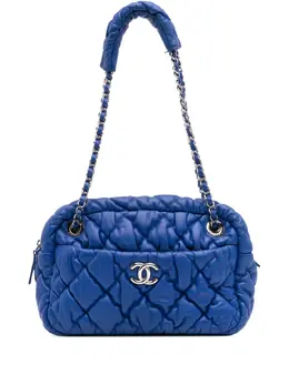 CHANEL Pre-Owned: Голубая сумка 