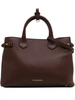 Burberry Pre-Owned: Фиолетовая сумка 