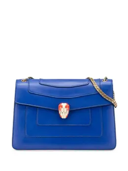Bvlgari Pre-Owned: Голубая сумка 