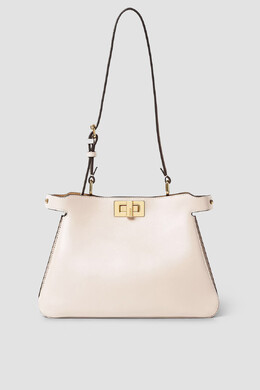 Fendi: Светлая сумка  Peekaboo