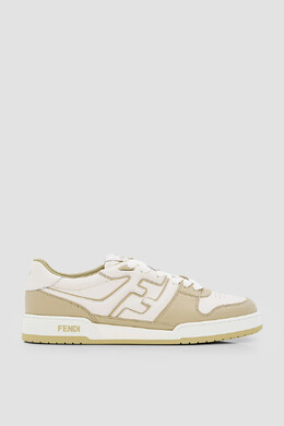Fendi: Белые кроссовки 