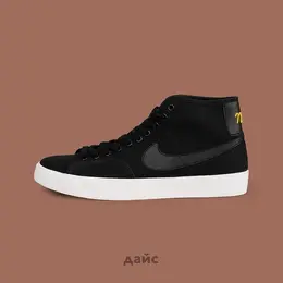 NIKE: Чёрные кеды  Blazer