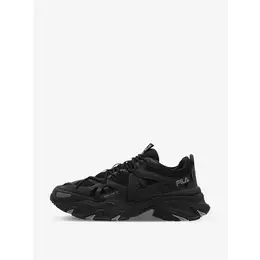 Fila: Чёрные кроссовки  Trace Low