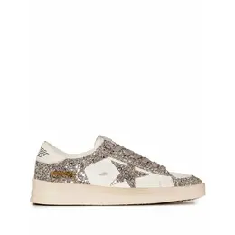 Golden Goose: Серебристые кроссовки 