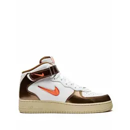NIKE: Коричневые кроссовки  Air Force 1