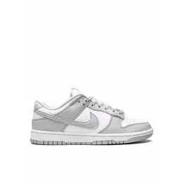 NIKE: Серебристые кроссовки  Dunk Low