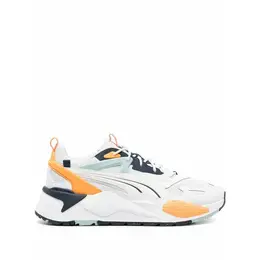 PUMA: Серебристые кроссовки  RS-X
