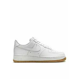 NIKE: Серебристые кроссовки  Air Force 1