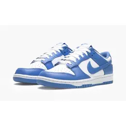 NIKE: Белые кроссовки  Dunk Low