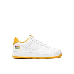 NIKE: Серебристые кроссовки  Air Force 1