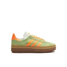 adidas: Зелёные кроссовки  Gazelle