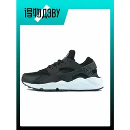 NIKE: Чёрные кроссовки  Huarache