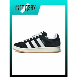 adidas: Чёрные кроссовки  Campus