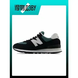 New Balance: Чёрные кроссовки  574