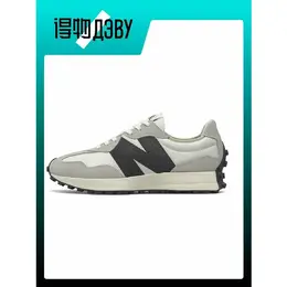 New Balance: Серые кроссовки  327