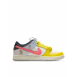 NIKE: Серебристые кроссовки  SB Dunk Low