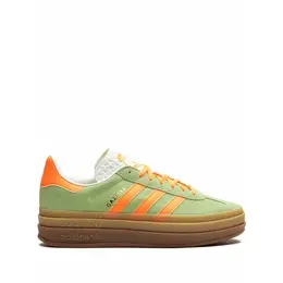adidas: Зелёные кроссовки  Gazelle