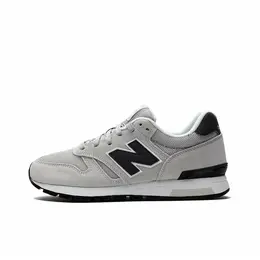 New Balance: Серые кроссовки 